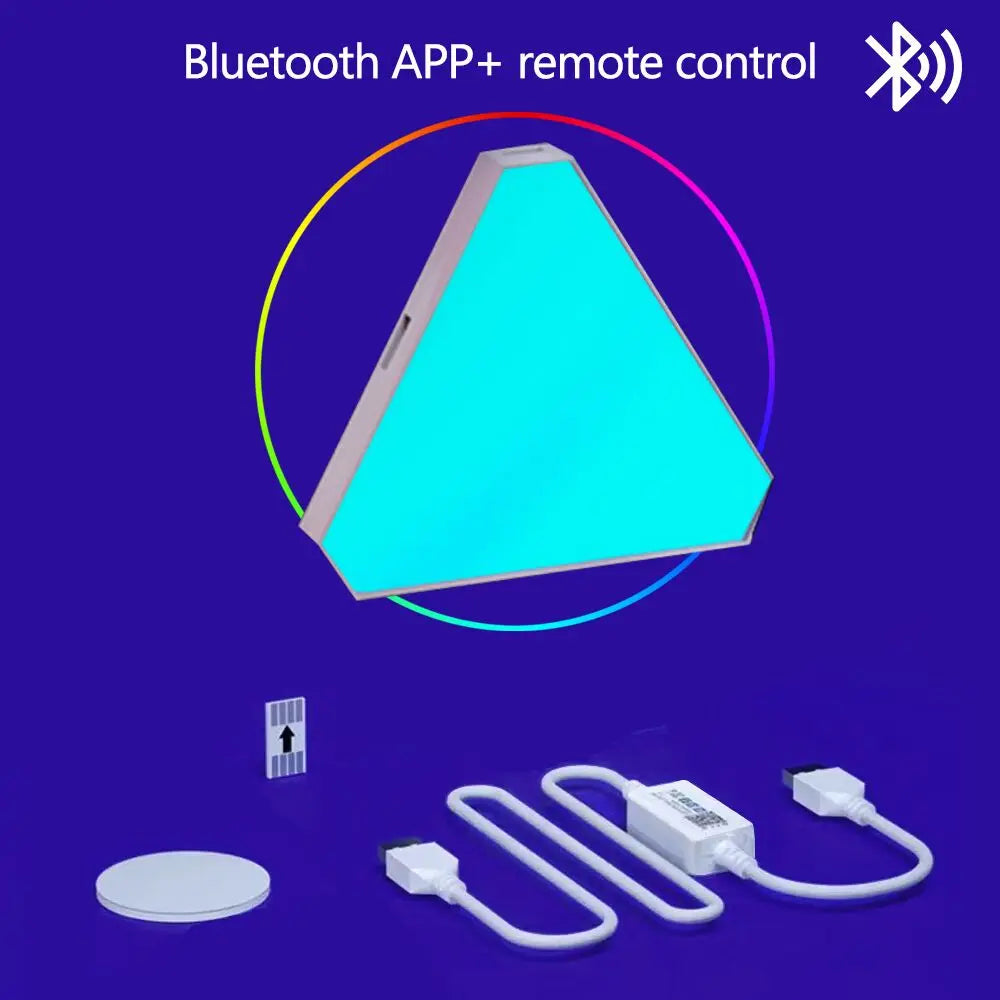 LED Smart WiFi Triangle Wall Light RGB