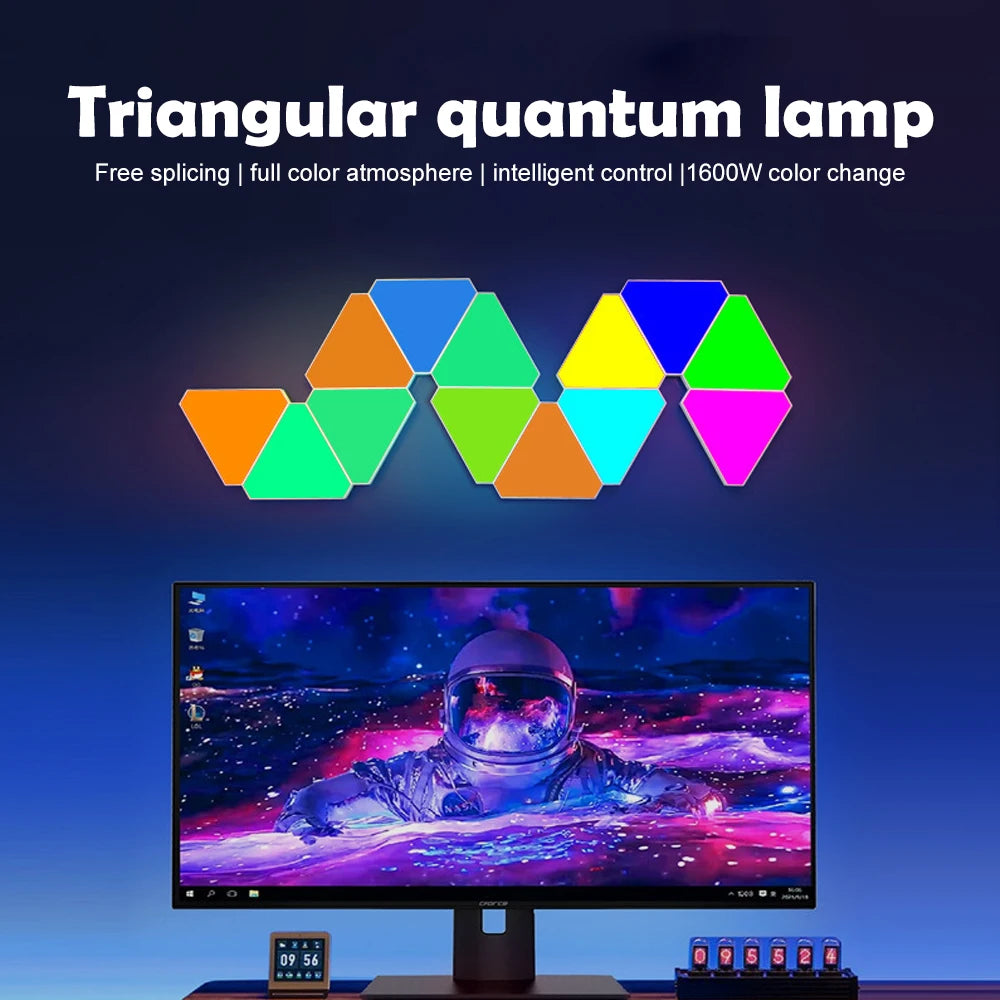 LED Smart WiFi Triangle Wall Light RGB